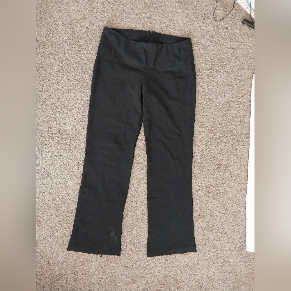 Wetseal black dress slacks (L)